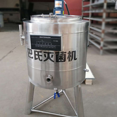 planta pequena Juice Beer do iogurte de 50L Mini Milk Pasteurizer Machine Dairy
