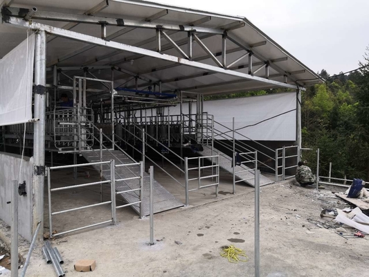 Sala de estar de ordenha da cabra SS304 que ordenha o equipamento da cabra da leiteria dos sistemas