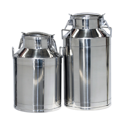 Recipiente de armazenamento de aço inoxidável maioria do alimento da lata do leite 30L da capacidade diferente grande